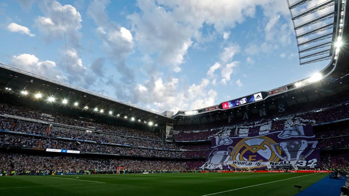 Vue intérieure du Santiago Bernabéu
